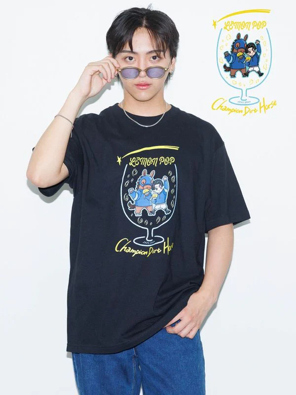 レモンポップ・TシャツB(黒)