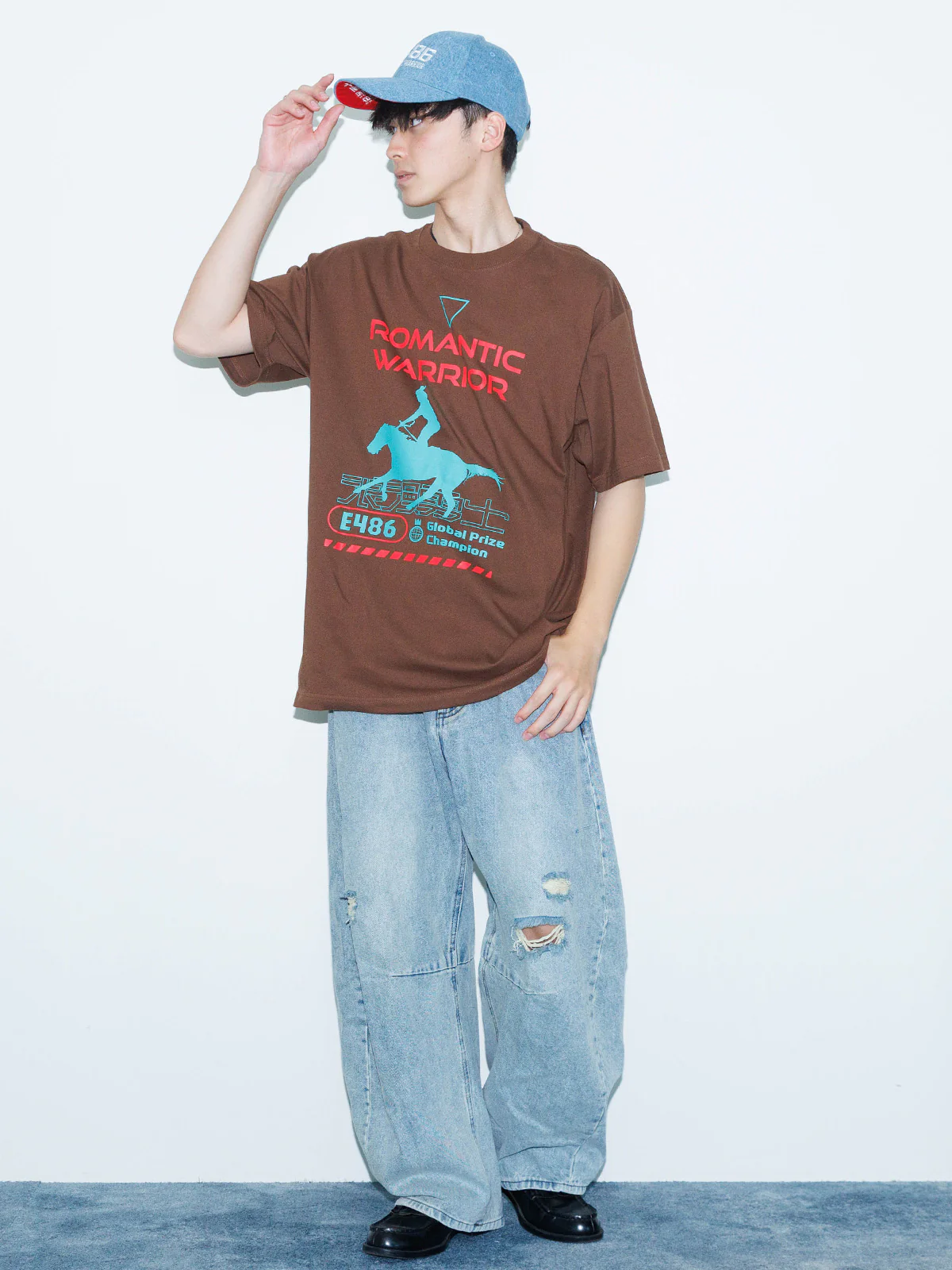 ロマンチックウォリアー・Tシャツ(ブラウン) - Image 2