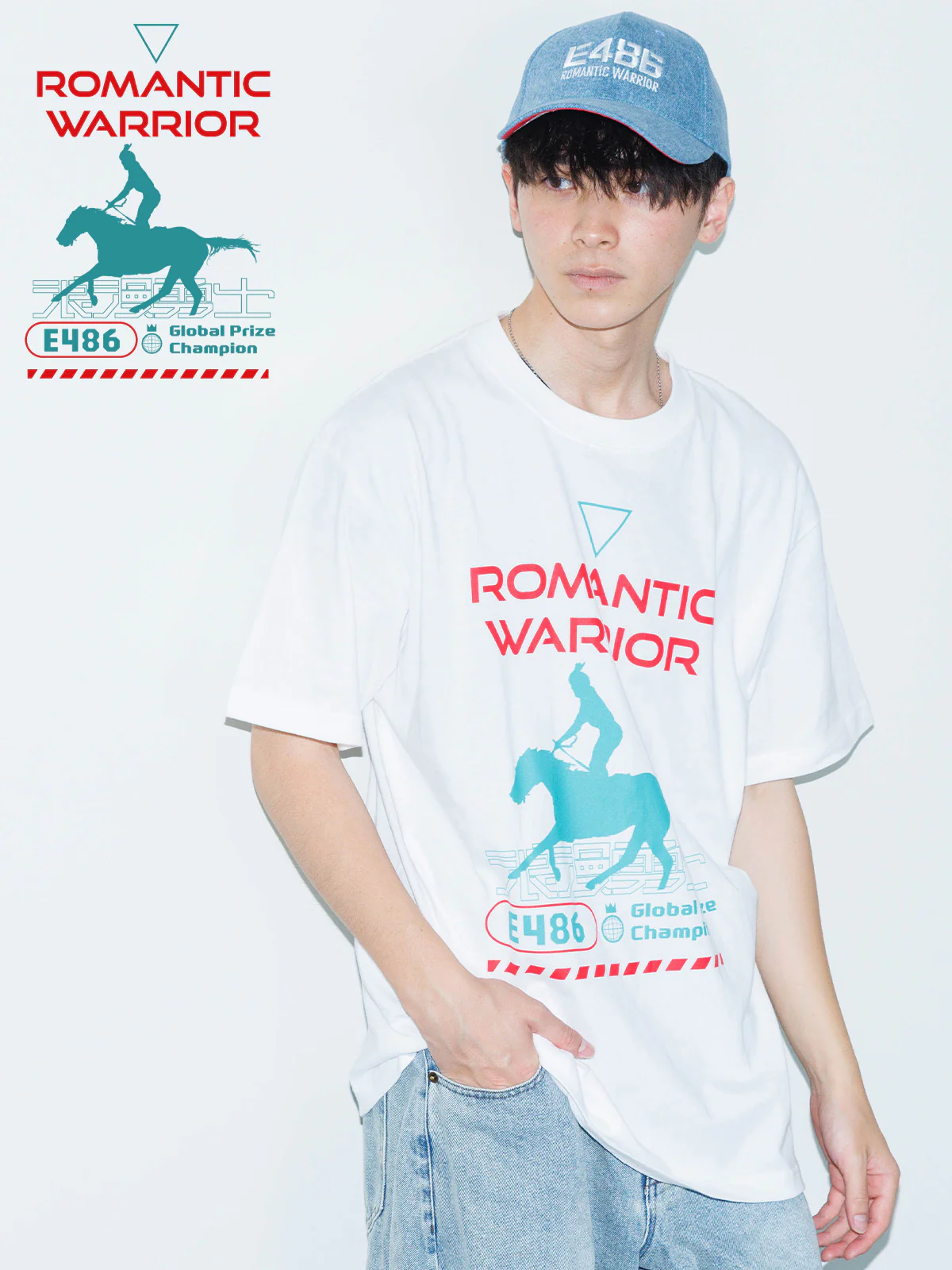 ロマンチックウォリアー・Tシャツ(白)