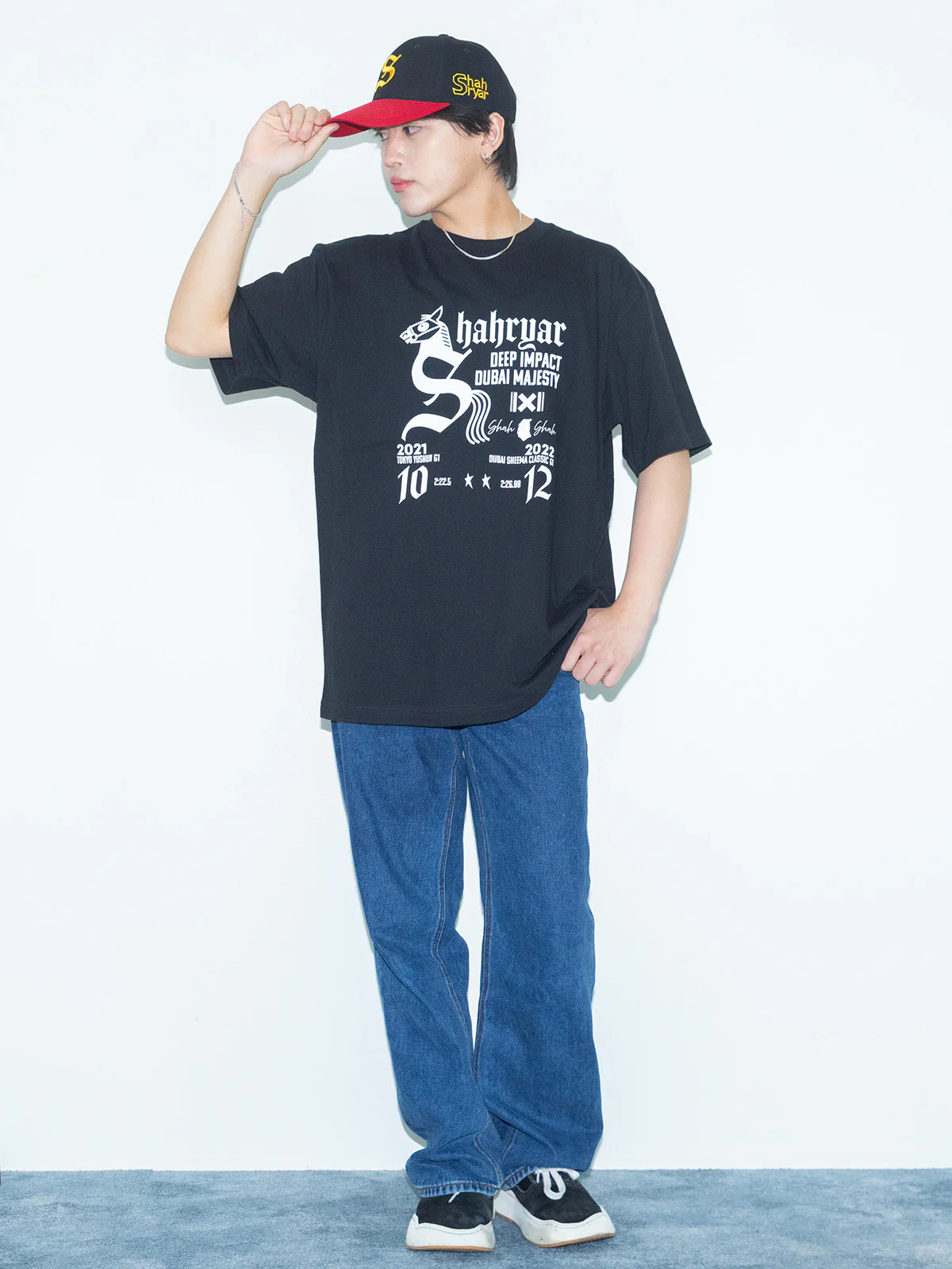 シャフリヤール・Tシャツ(黒) - Image 2