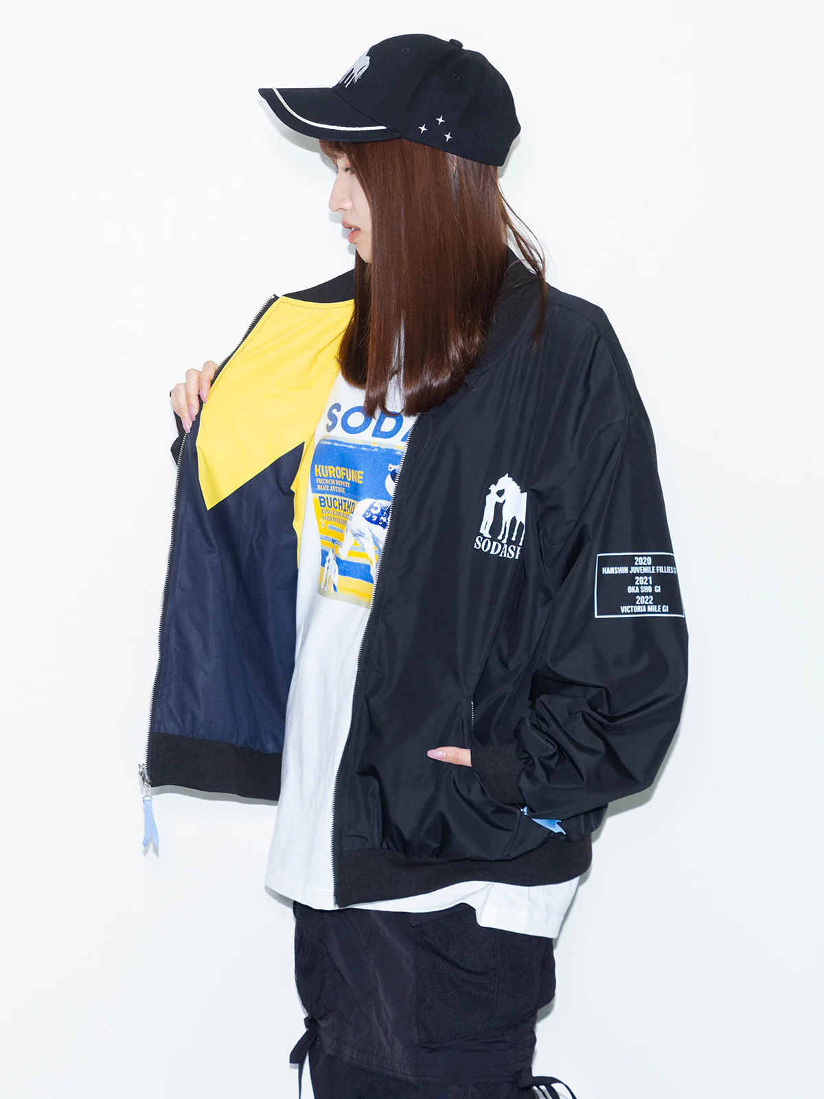 ソダシ・勝負服リバーシブルブルゾン(黒) - Image 10