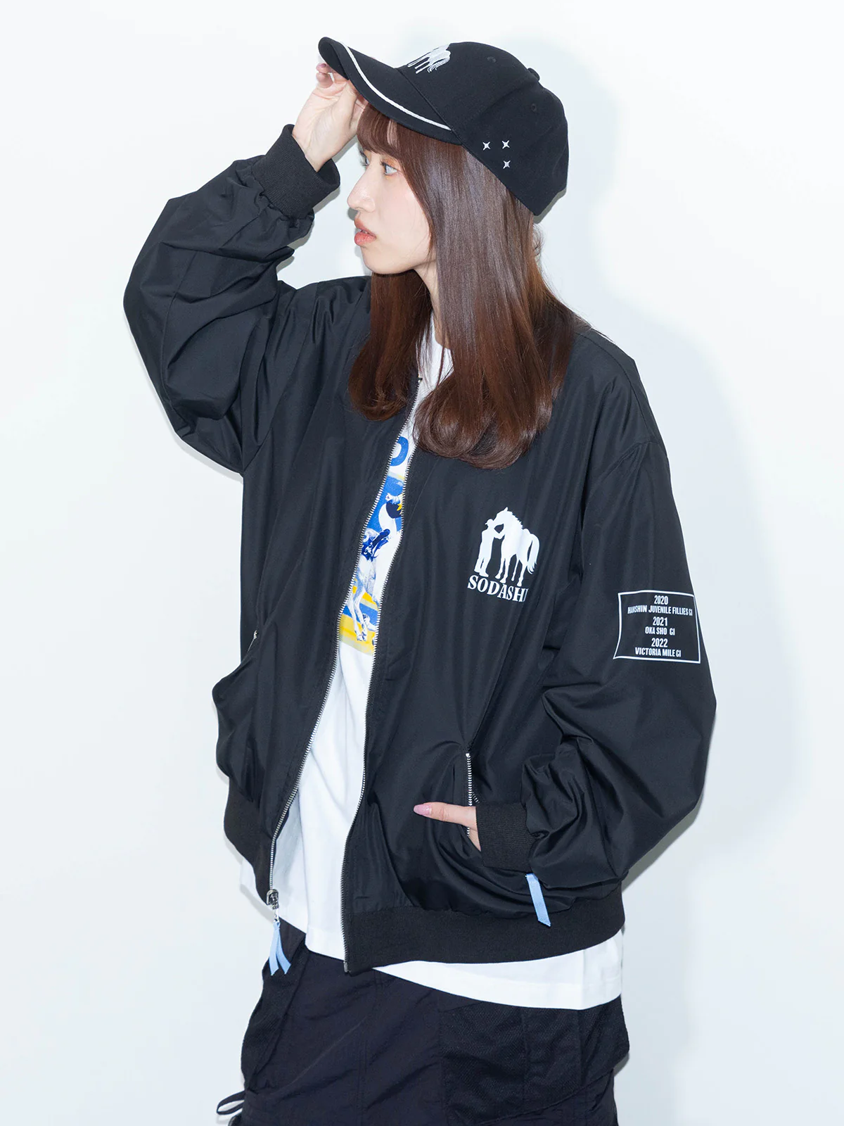 ソダシ・勝負服リバーシブルブルゾン(黒) - Image 7