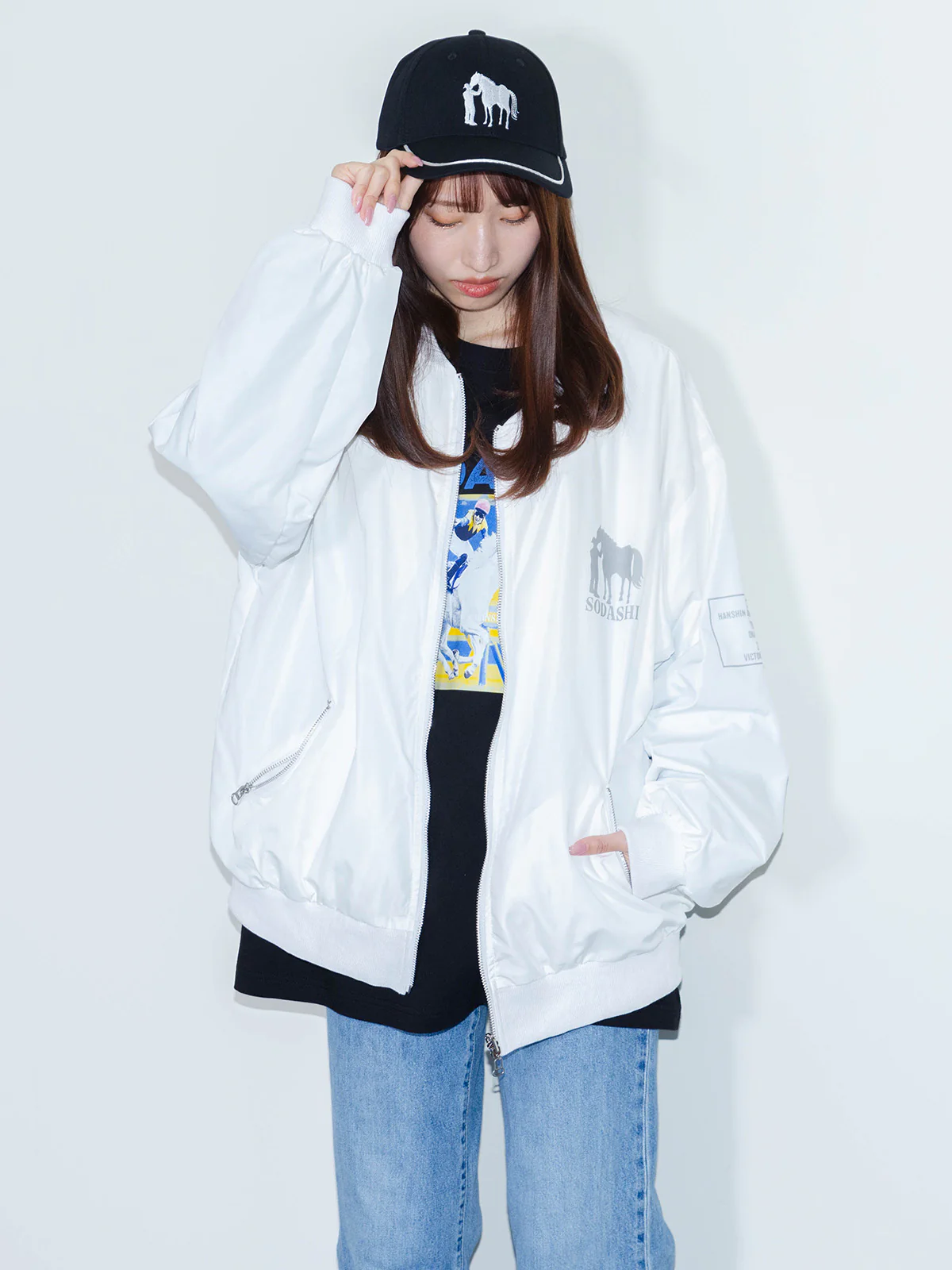 ソダシ・勝負服リバーシブルブルゾン(白) - Image 12