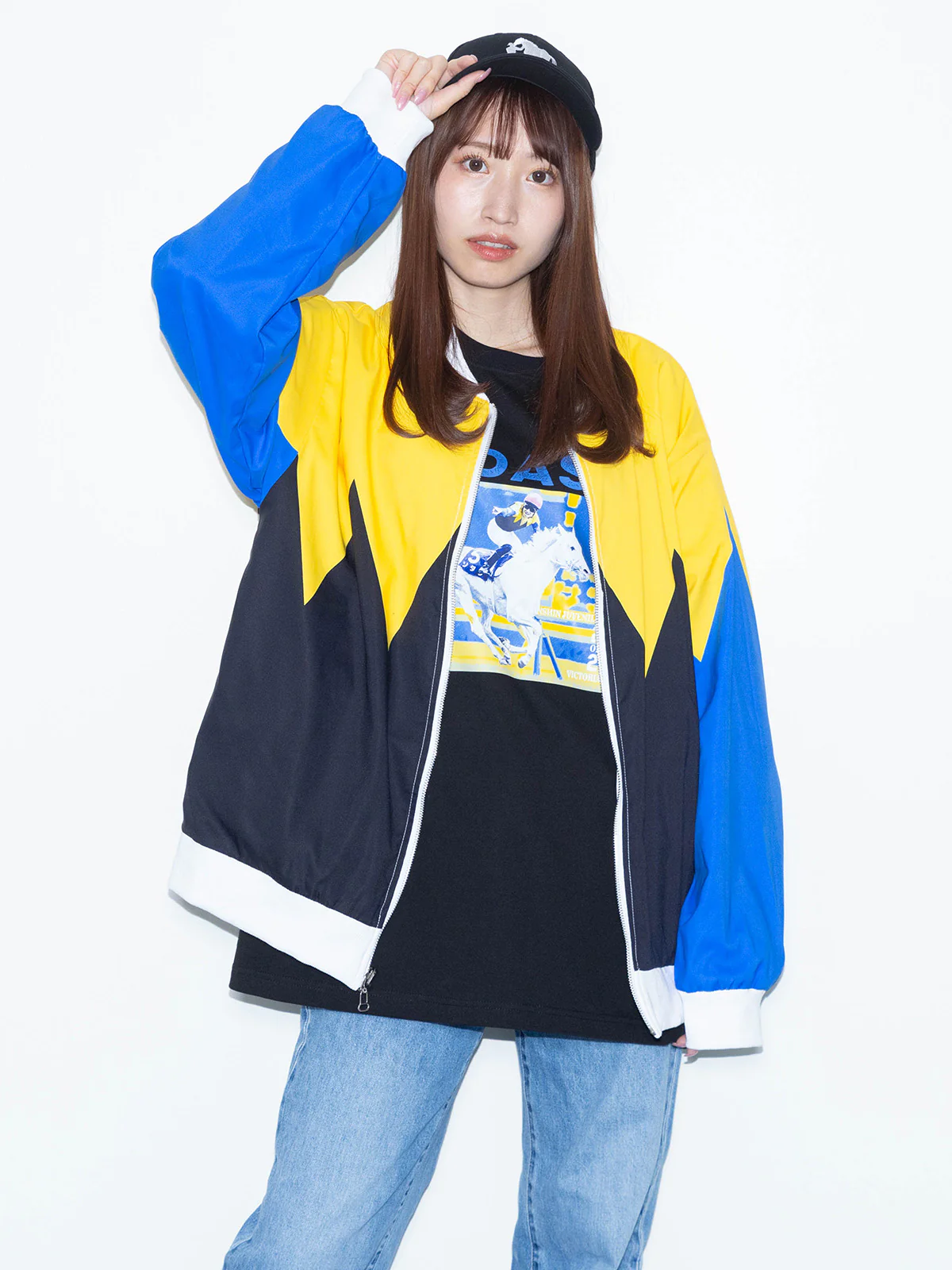 ソダシ・勝負服リバーシブルブルゾン(白) - Image 2