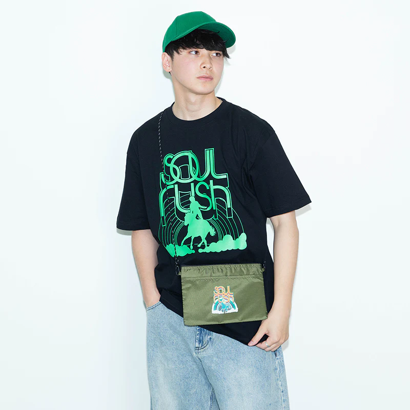 ソウルラッシュ・Tシャツ(黒) - Image 2