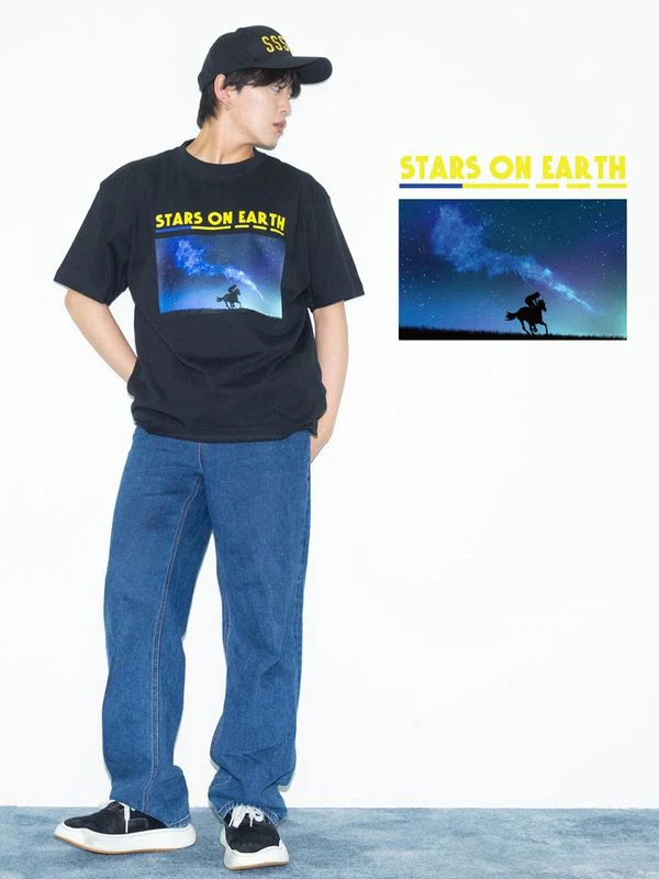 スターズオンアース・Tシャツ(黒)