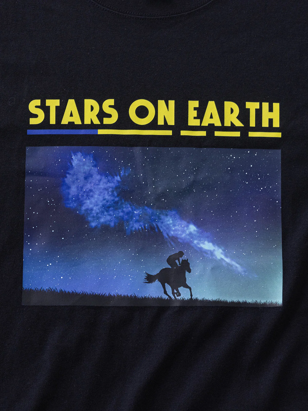スターズオンアース・Tシャツ(黒) - Image 3