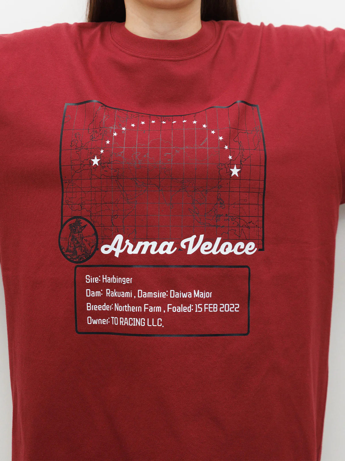 アルマヴェローチェ･Tシャツ(バーガンディ) - Image 4