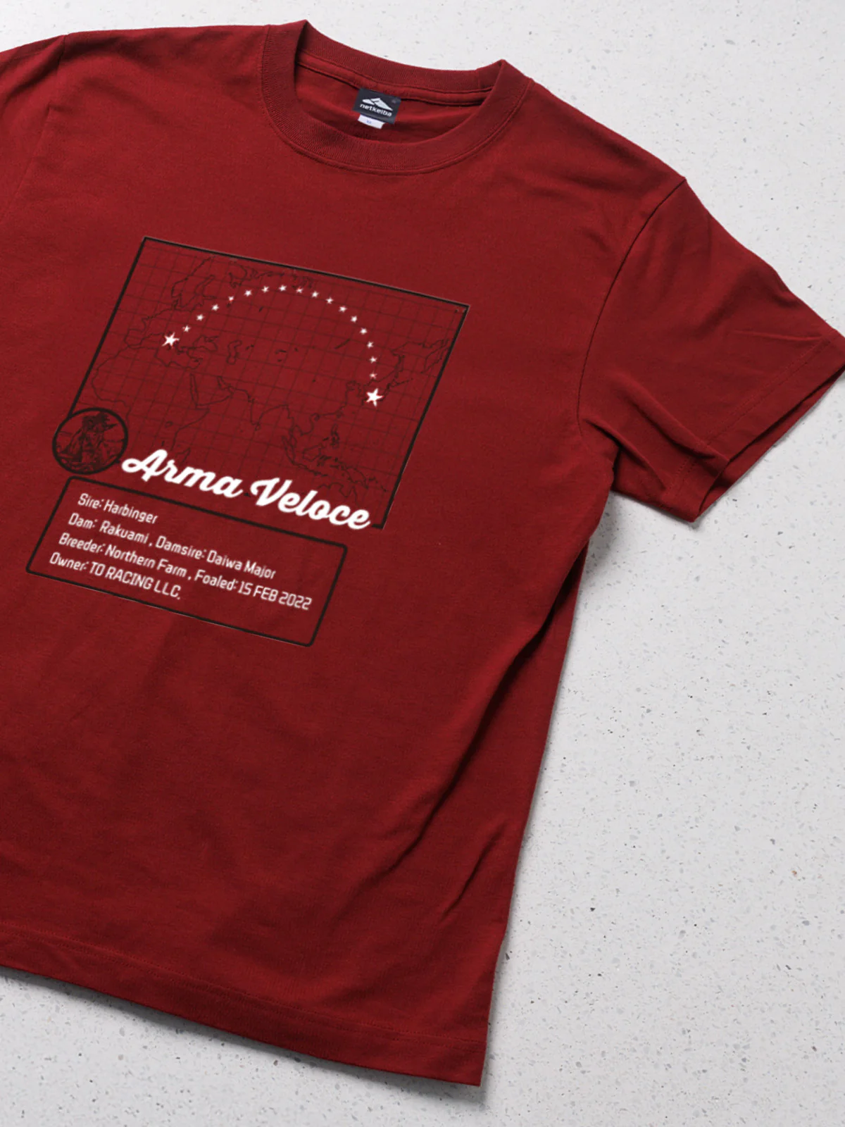 アルマヴェローチェ･Tシャツ(バーガンディ) - Image 7