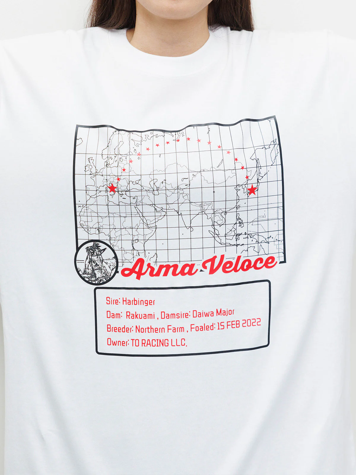 アルマヴェローチェ･Tシャツ(白) - Image 4