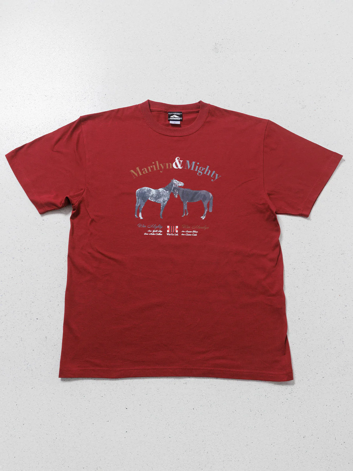 ウインマリリン&ウインマイティー・Tシャツ(バーガンディ) - Image 5