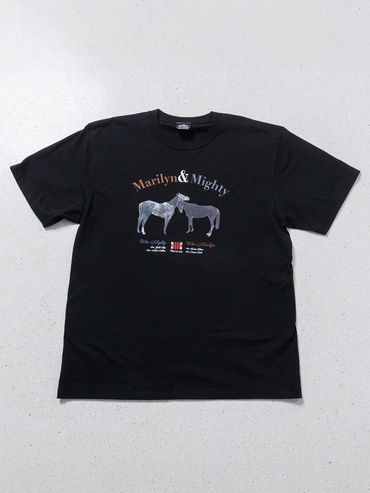 ウインマリリン&ウインマイティー・Tシャツ(黒) - Image 5